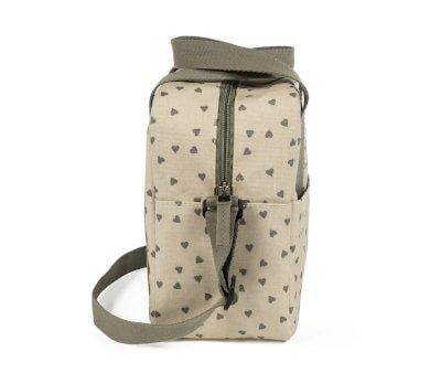 Sac  Lunch Coeurs Poppy Moss
