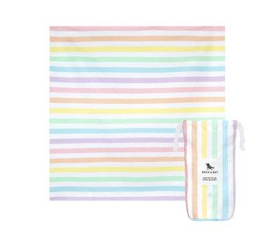 Couverture de Plage et Pique-nique Rainbow Pastel