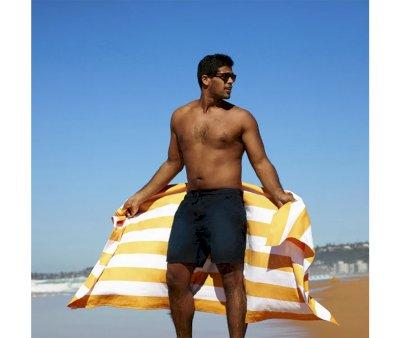Telo Spiaggia XL Microfibra Cabana Ipanema Orange Personalizzabile