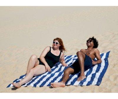 Toalha de praia XXL Microfibra Cabana Navy Personalizvel