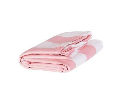 Telo Spiaggia Large Microfibra Cabana Rosa Pastello  Personalizzabile