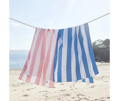 Telo Spiaggia Large Microfibra Cabana Rosa Pastello  Personalizzabile