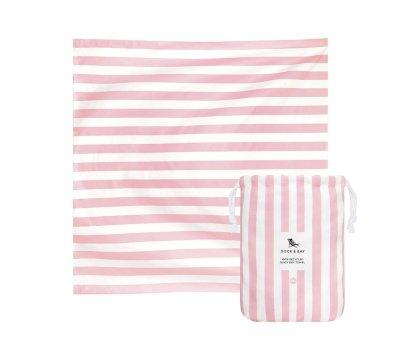 Toalha de praia XXL Microfibra Cabana Rosa Pastel Personalizvel