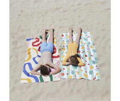 Telo Spiaggia Large Microfibra Doodle Mood Personalizzabile