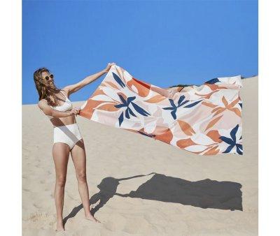 Toalha de praia XL Microfibra Terracota Personalizvel
