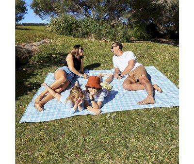 Manta praia e piquenique Blueberry Vichy L