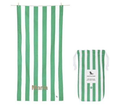 Toalla Playa Extra Large Microfibra Cabana Cancn Verde Personalizable