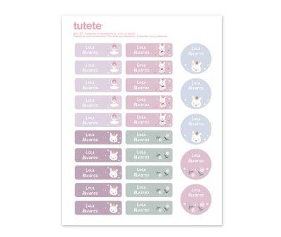 Iron-On Labels and Stickers Ballerina Combo Pack