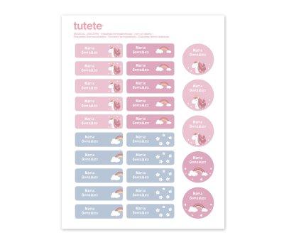 Iron-On Labels and Stickers Ballerina Combo Pack