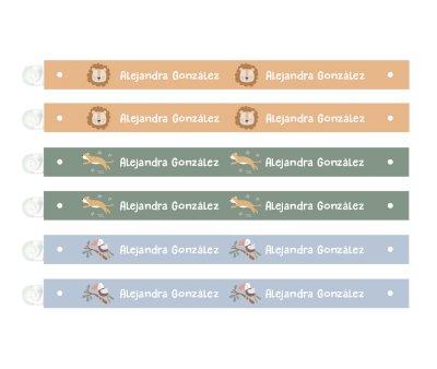 6 Appendi Biancheria Savannah Personalizzati