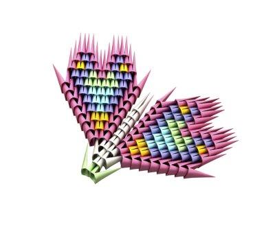 250 Pezzi Costruzione Gami Pastel