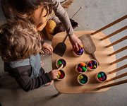 Mandalas Huevos Pequeos Rainbow