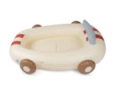 Piscina Hinchable Infantil Coche Crema