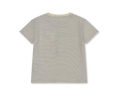 T-Shirt MC GOTS Stripe Blue