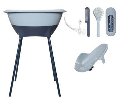 Luma Iron Blue Bath and Seat Set