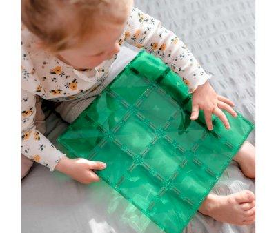 Pack Connetix Rainbow Blue & Green Base Plate 2 Pieces