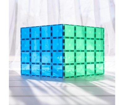 Pack Connetix Rainbow Blue & Green Base Plate 2 Pieces