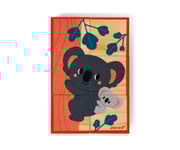6 Cubi di Legno Animali