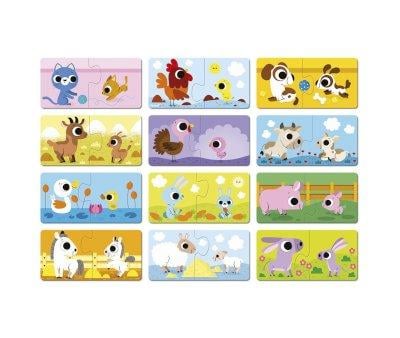 Puzzle Parents and Baby Animals