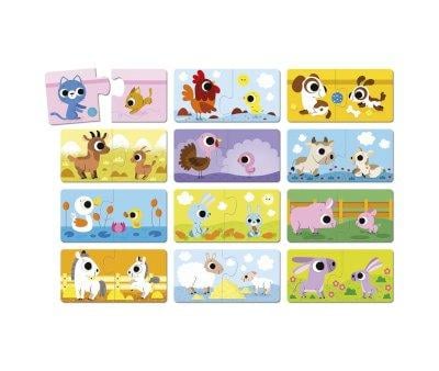 Puzzle Parents and Baby Animals