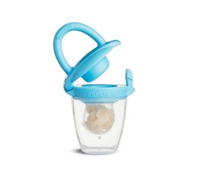 Silicone Anti-Choke Feeder Blue