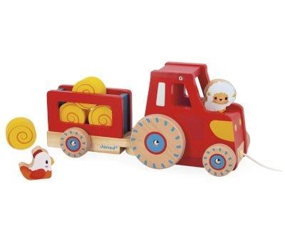 Tracteur avec corde  tirer