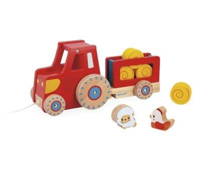 Tracteur avec corde  tirer