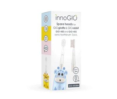 2 Cabezales de Repuesto para Cepillos de Dientes InnoGIO