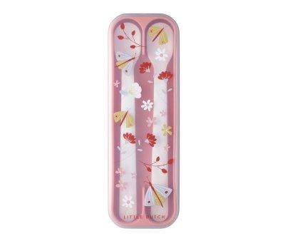 2 Colheres Cumpridas Flowers & Butterflies