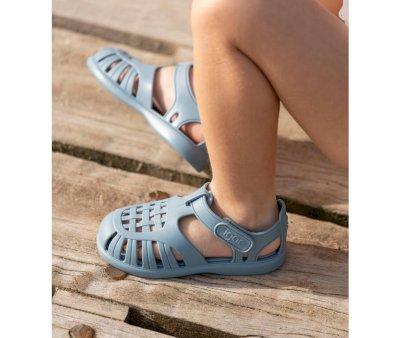 Sandlias Infantis Igor Velcro Tobby Solid Ocean