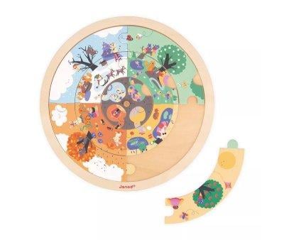 Reversible Circular Observation Puzzle Garden