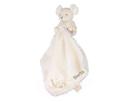 Doudou Souris Crme Personnalisable