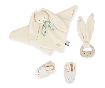 Mon Premier Coffret Cadeau de Naissance Crme Personnalisable