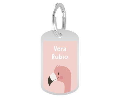 Llavero metal Flamingo
