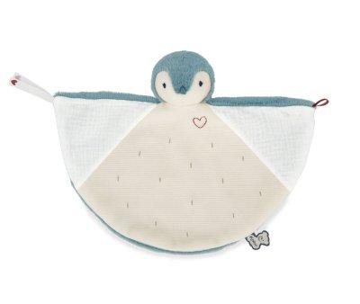 Doudou Pingouin Vert