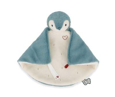 Doudou Pingouin Vert