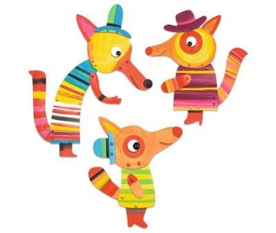 Dipingi e Monta La Famiglia Fox