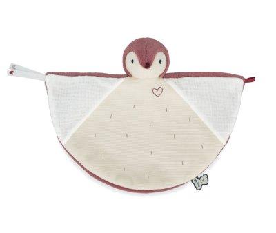 Doudou Pingouin Rose