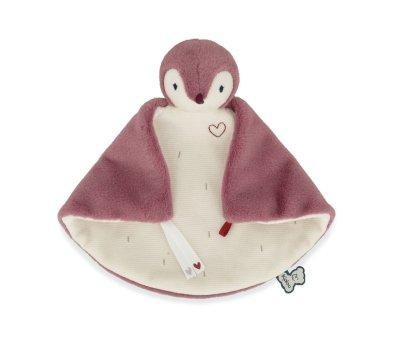 Doudou Pingouin Rose