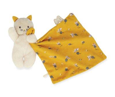 Doudou Chaton Jaune Personnalisable