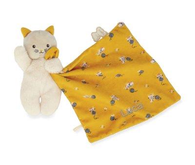 Doudou Chaton Jaune Personnalisable