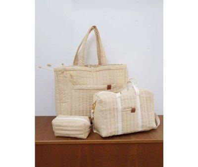 Padded Toiletry Bag Wheat