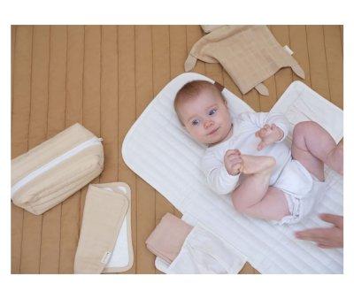 Padded Toiletry Bag Wheat