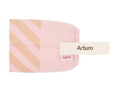 Funda Neopreno Stripes Pink 500ml Personalizable