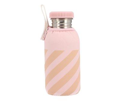 Funda Neopreno Stripes Pink 500ml Personalizable