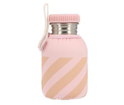 Funda Neopreno Stripes Pink 350ml Personalizable