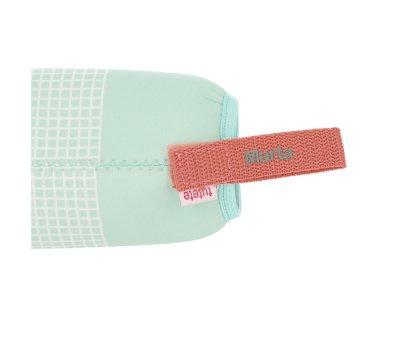 Neoprene Case Stripes Sage 350ml Personalised