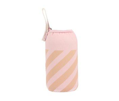 Funda Neopreno Stripes Pink 500ml Personalizable