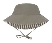 Reversible Bucket Hat Stripes Olive