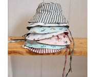 Reversible Bucket Hat Stripes Olive